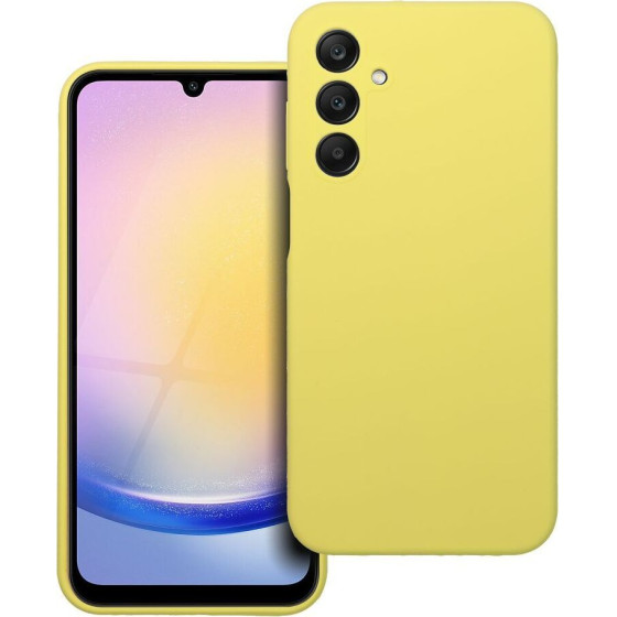 Case Silicone 2mm For Samsung A25 5G Lemon OEM