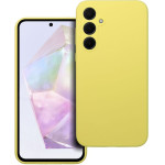 Case Silicone 2mm For Samsung A35 5G Lemon OEM