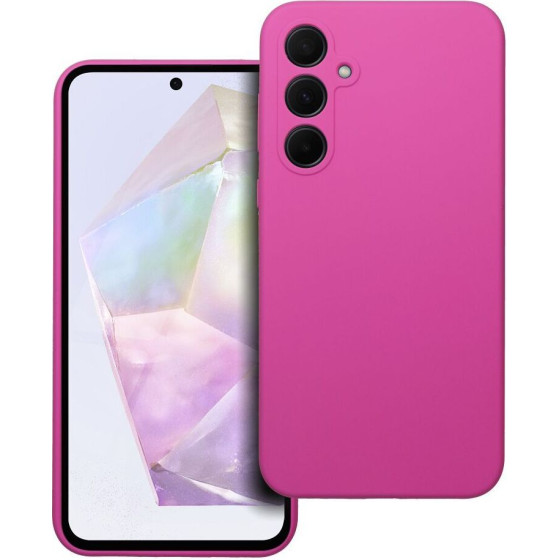 Case Silicone 2mm For Samsung A35 5G Pink OEM