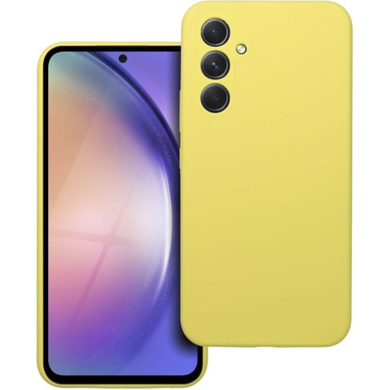 Case Silicone 2mm For Samsung A54 5G Lemon OEM