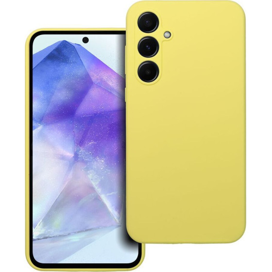 Case Silicone 2mm For Samsung A55 5G Lemon OEM