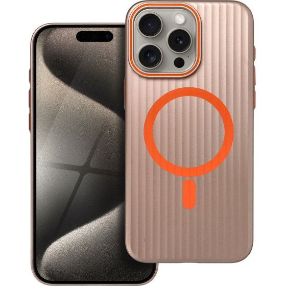 Case Simply Compatible With Magsafe For Iphone 15 Pro Max Titanium Desert OEM