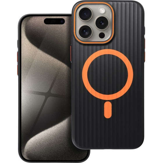 Case Simply Compatible With Magsafe For Iphone 15 Pro Max Titanium Black OEM