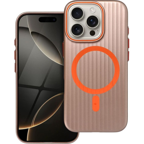 Case Simply Compatible With Magsafe For Iphone 15 Pro Titanium Desert OEM