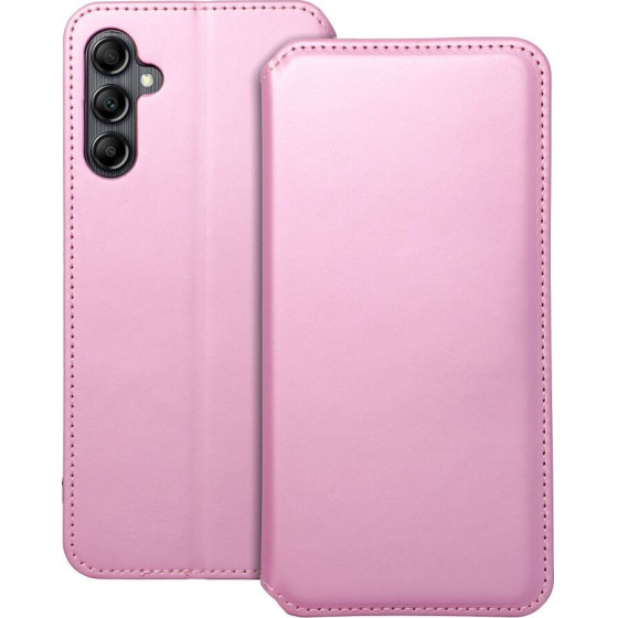 Dual Pocket Book Case For Samsung A14 5G Light Pink OEM