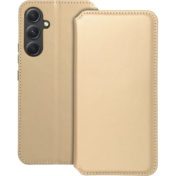 Dual Pocket Book Case For Samsung A54 5G Gold OEM