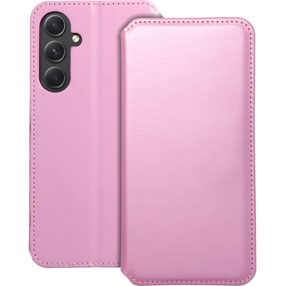 Dual Pocket Book Case For Samsung A54 5G Light Pink OEM