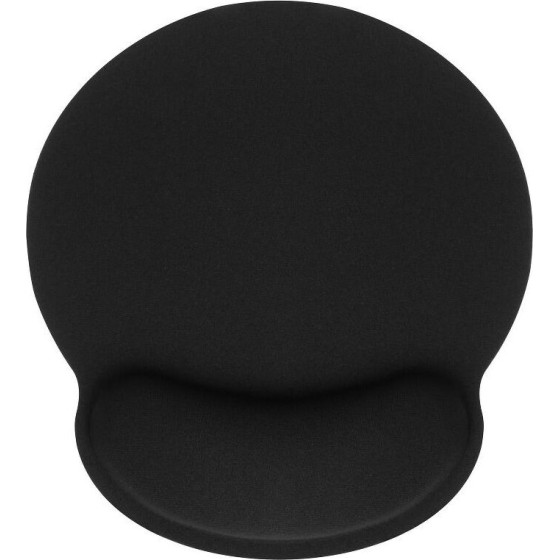 Ergonomic Mousepad Wrist Support 250 x 230 x 25 Mm Black OEM