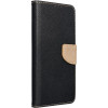 Fancy Book Case For Iphone 14 Pro Black / Gold OEM