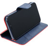 Fancy Book Case For Iphone 15 Pro Max Red / Navy OEM