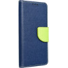 Fancy Book Case For Iphone 16 Plus Navy / Lime OEM