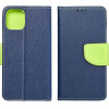 Fancy Book Case For Iphone 16 Plus Navy / Lime OEM