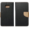 Fancy Book Case For Samsung A16 Black / Gold OEM