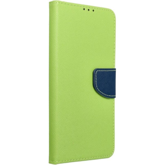 Fancy Book Case For Samsung A33 5G Lime / Navy OEM