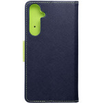 Fancy Book Case For Samsung A35 Navy / Lime OEM