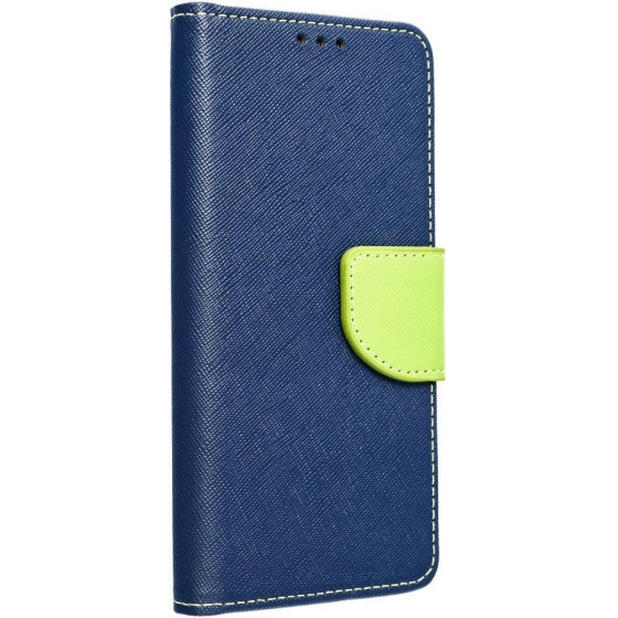 Fancy Book Case For Samsung S23 Fe Navy / Lime OEM