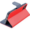 Fancy Book Case For Xiaomi Redmi Note 14 Pro 5G / 14 Pro Plus 5G Red / Navy OEM