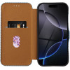 Folio Side Magnet Book Case For Iphone 14 Pro Blue OEM