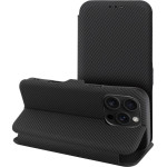 Folio Side Magnet Book Case For Iphone 15 Pro Max Black OEM