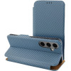 Folio Side Magnet Book Case For Samsung A15 Blue OEM