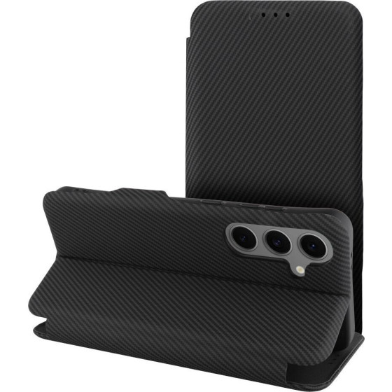 Folio Side Magnet Book Case For Samsung S25 Plus Black OEM