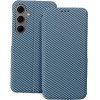 Folio Side Magnet Book Case For Samsung S25 Plus Blue OEM