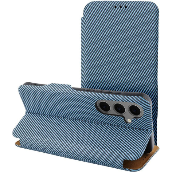 Folio Side Magnet Book Case For Samsung S25 Plus Blue OEM