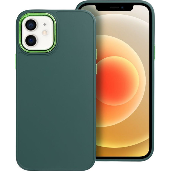 Frame Case For Iphone 12 / 12 Pro Green OEM