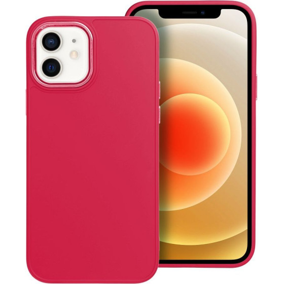 Frame Case For Iphone 12 / 12 Pro Magenta OEM