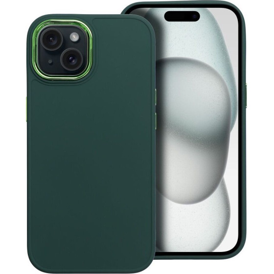 Frame Case For Iphone 15 Green OEM