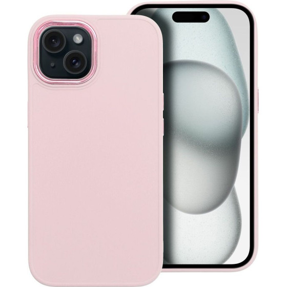 Frame Case For Iphone 15 Powder Pink OEM