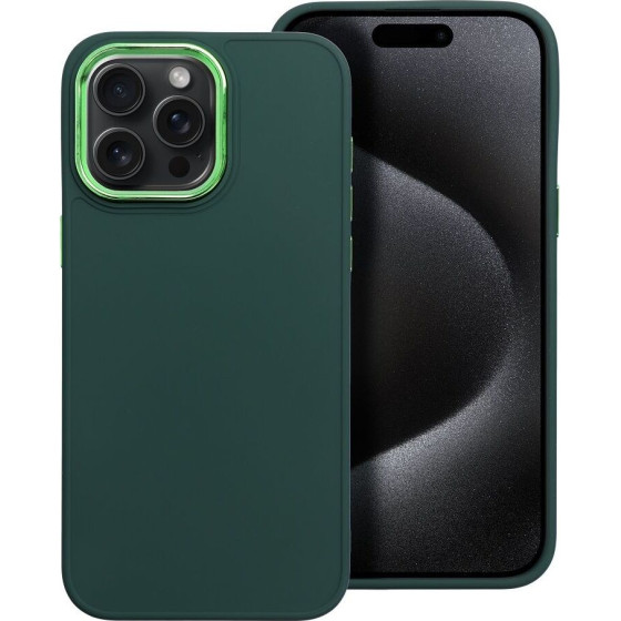 Frame Case For Iphone 15 Pro Max Green OEM