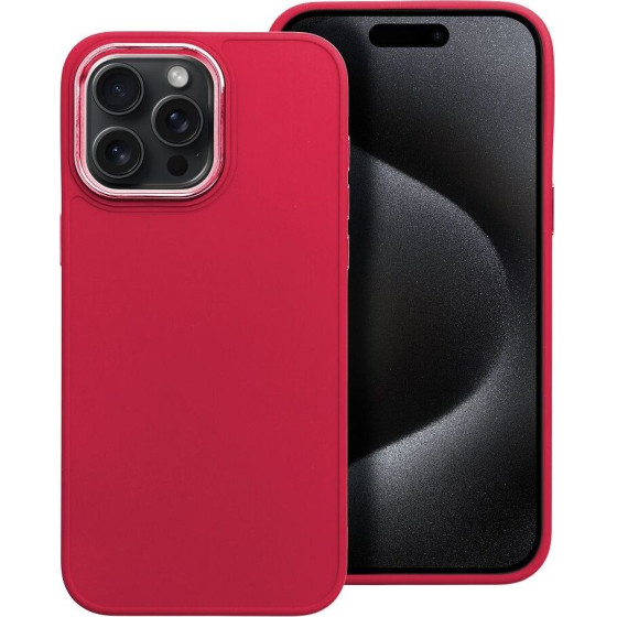 Frame Case For Iphone 15 Pro Max Magenta OEM