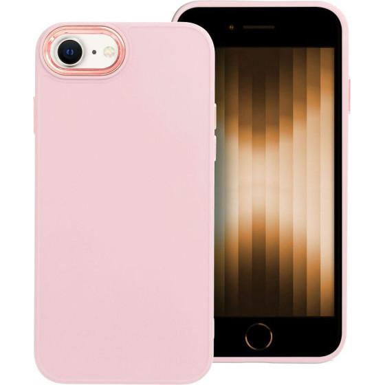 Frame Case For Iphone 7 / 8 / Se 2020 / Se 2022 Powder Pink OEM