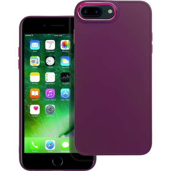 Frame Case For Iphone 7 Plus / 8 Plus Purple OEM