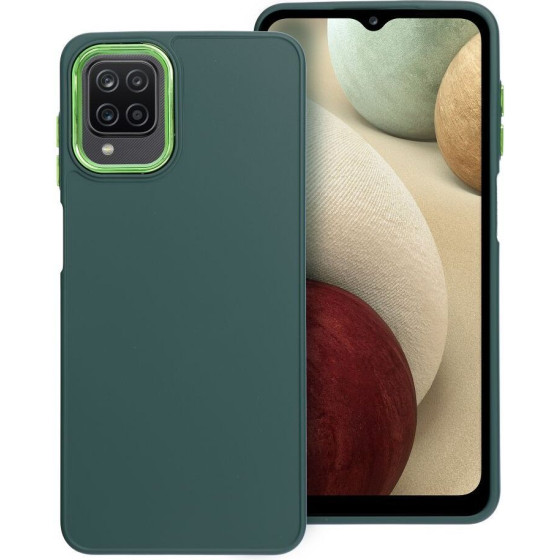 Frame Case For Samsung A12 / M12 Green OEM