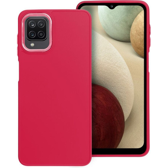 Frame Case For Samsung A12 / M12 Magenta OEM