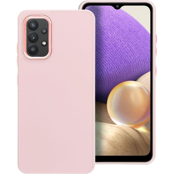 Frame Case For Samsung A32 Lte ( 4G ) Powder Pink OEM
