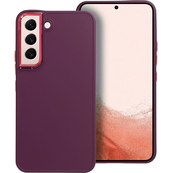 Frame Case For Samsung S22 Purple OEM