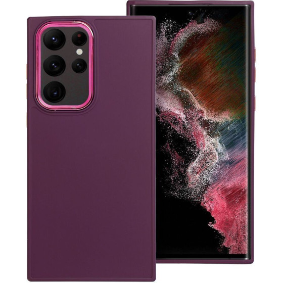 Frame Case For Samsung S22 Ultra Purple OEM