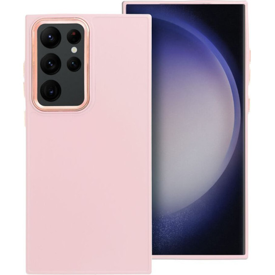 Frame Case For Samsung S23 Ultra Powder Pink OEM