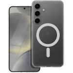 Frost Mag Cover Case Compatible With Magsafe For Samsung S24 Plus Transparent OEM