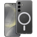 Frost Mag Cover Case Compatible With Magsafe For Samsung S24 Transparent OEM