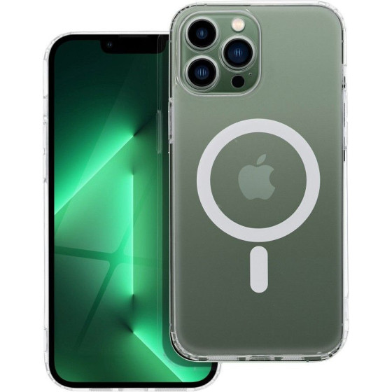 Frost Mag Cover Case With Camera Protection Compatible With Magsafe For Iphone 13 Pro Max Transparent OEM