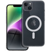 Frost Mag Cover Case With Camera Protection Compatible With Magsafe For Iphone 14 Plus Transparent OEM