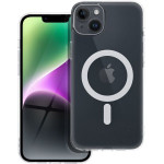 Frost Mag Cover Case With Camera Protection Compatible With Magsafe For Iphone 14 Plus Transparent OEM