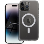 Frost Mag Cover Case With Camera Protection Compatible With Magsafe For Iphone 14 Pro Max Transparent OEM