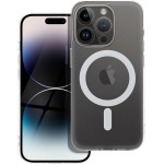 Frost Mag Cover Case With Camera Protection Compatible With Magsafe For Iphone 14 Pro Transparent OEM