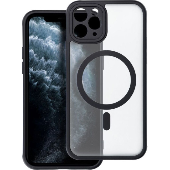 Full Matte Mag Cover Case Compatible With Magsafe For Iphone 11 Pro Black OEM