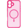 Full Matte Mag Cover Case Compatible With Magsafe For Iphone 15 Pink OEM